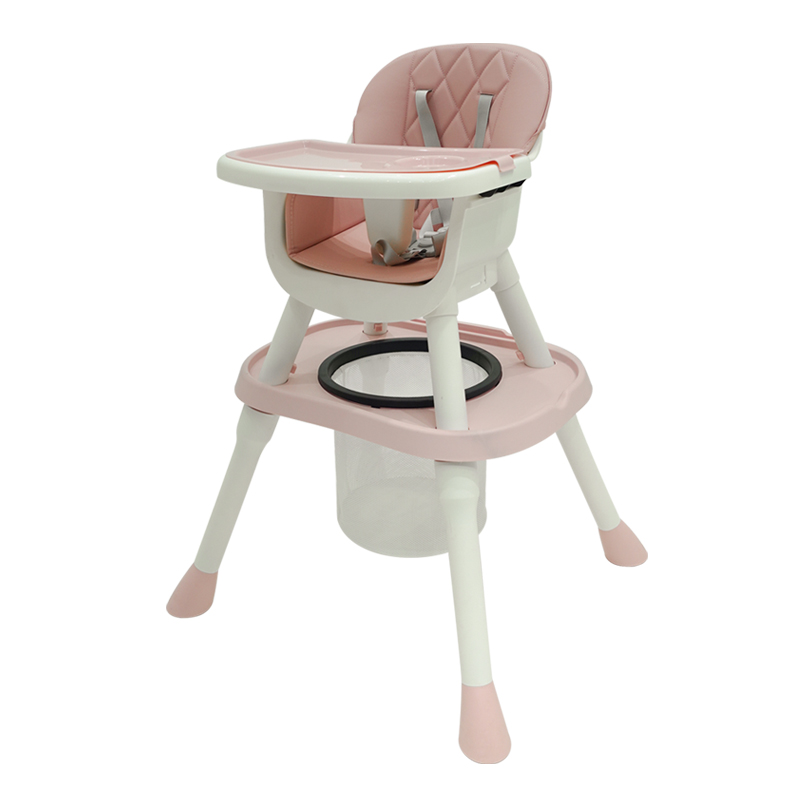 High Chair With With a basket and a pocket for toddler