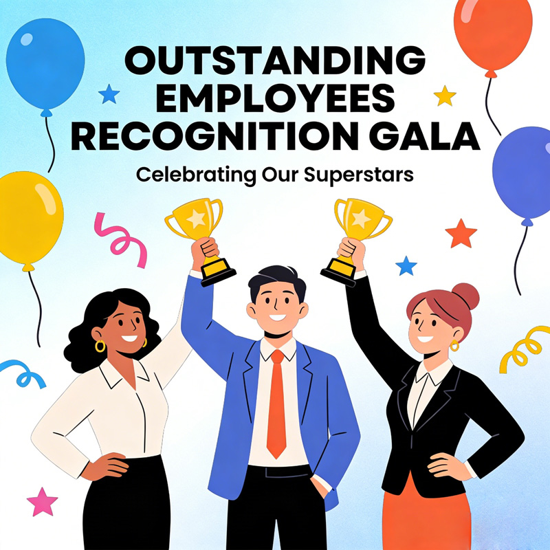 Honrando la excelencia, forjando el futuro: el éxito de la ceremonia de reconocimiento a los empleados destacados de nuestra empresa